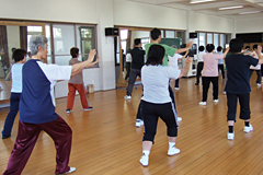 「初心者のための太極拳」講座風景