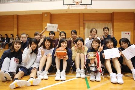 バスケットボール部（女子）第69回全日本大学バスケットボール選手権大会四国地区予選で優勝しました