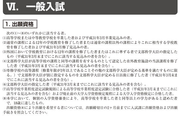 平成30年度入学試験　一般入試（Ⅱ期）について