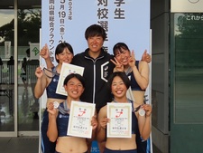 陸上競技部 女子400mリレーが「第77回中国四国学生陸上競技対校選手権大会」で徳島県初＆本学初の全日本インカレ参加標準記録を突破しました