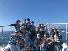 本学の留学生がとくしまの海と山の魅力を海外に発信するフィールドワーク「海編」に参加しました