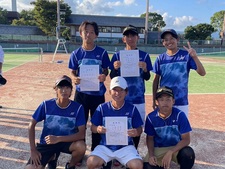 男子ソフトテニス部が「秋季四国学生ソフトテニス選手権大会」大学対抗・ダブルスで2冠達成しました