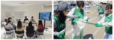 本年度の学生ボランティアコーディネーターが研修受講と駅前の清掃活動を行いました