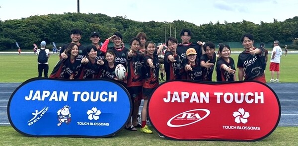 四国大学タッチラグビー部（CLOVERS）がJTAタッチラグビー選手権オープン大会で3位を獲得しました