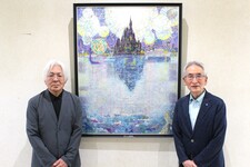 岡 英彦 名誉教授より絵画作品が寄贈されました