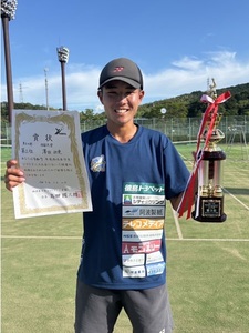 【男子ソフトテニス部】西日本学生ソフトテニス選手権大会　澤田選手がシングルス3位